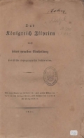 Anonim / Anonym / Unknown: Das Königreich Illyrien nach seiner neuesten Eintheilung statistisch topographisch beschrieben